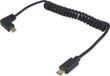 Equip 128889 spiraalkabel, 90 graden gebogen, USB 2.0 C naar C, 1 m