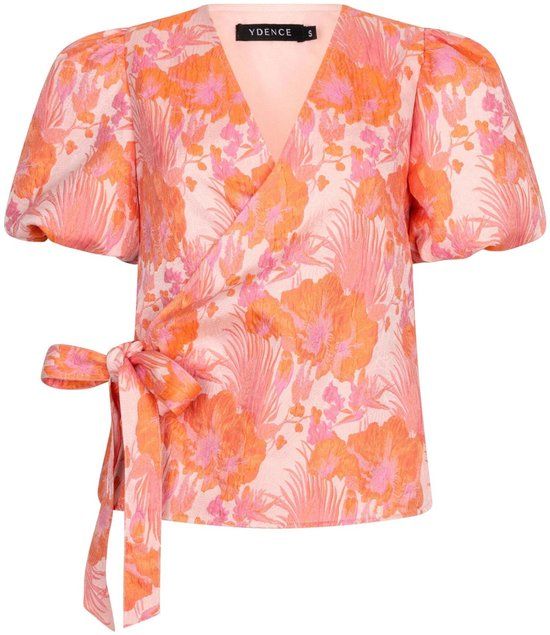 Ydence Blouse Top Hillary Os2625 081 Oranje Dames Maat XS