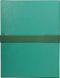 Exacompta 10x Map uitrekbare rug en klep in Balacron - 24x32 cm - Groen - 623E