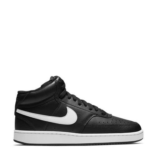 Nike Court Vision Mid Sneakers - Zwart/Wit