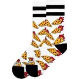 American Socks Sokken - Pizza Inferno - Mid High - wit