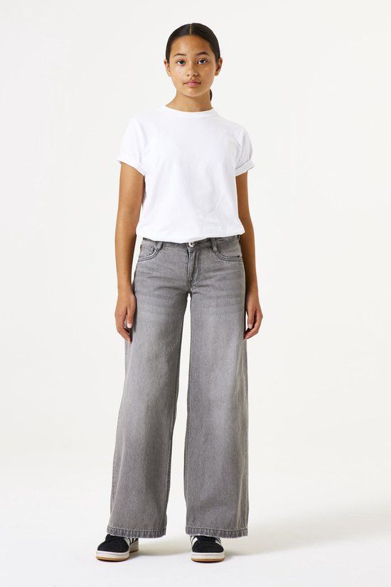 Garcia Marall Meisjes Wide Fit Jeans Grijs