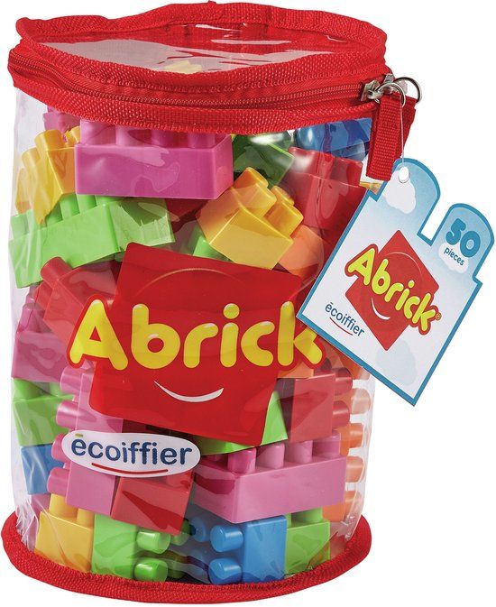 ECOIFFIER Abrick Bouwblokken Kleur, 50dlg.