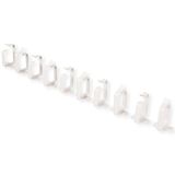 ROLINE 26.21.0266 Kabelbeugel Grijs Staal 110 mm x 44 mm x 45 mm 10 stuks