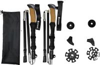 Wan GmbH Bâtons de randonnée et de trekking pliables, set de 2