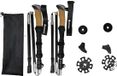 Wan GmbH Bâtons de randonnée et de trekking pliables, set de 2