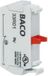 BACO 33R10 Élément de contact 1x NO Momentané 600 V 1 pièce(s)