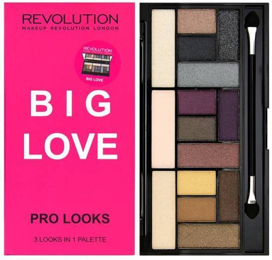 Makeup Revolution Pro Looks - Big Love - Oogschaduw Palet