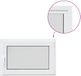 vidaXL Kelderraam RISOR 90 x 55 cm PVC en Glas