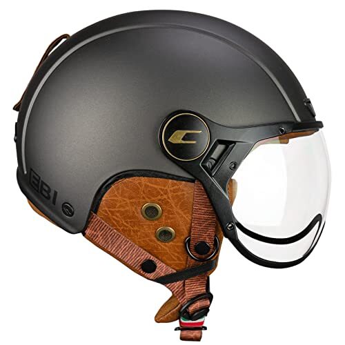 CGM EBI Skihelm voor volwassenen, uniseks, grafiet, satijn, XL (60 cm)