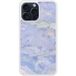 Apple iPhone 15 Marbre bleu Verstevigd hoesje met sublimatie bedrukking