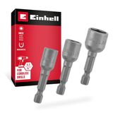 Einhell 135101 Jeu de douilles 8 - 13 mm 1/4 (6,3 mm)