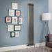 Hudson Reed Radiateur Style Fonte Rétro Vertical – Métal Brut Laqué – 180 x 29 cm - Windsor