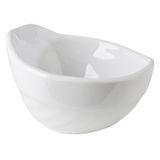 APS 79038 schaal FRIENDLY, dipschaal, snackschaal, van gerecycled kunststof (PET), 7,5 x 7 cm, hoogte 4,5 cm, 0,054 liter, wit
