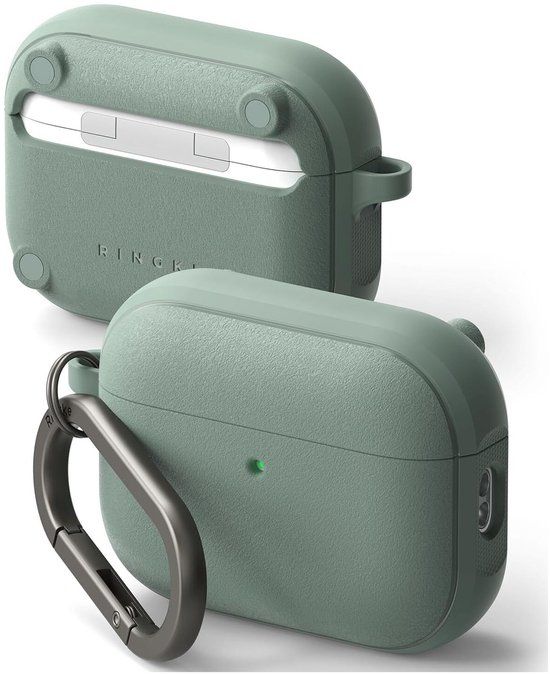 Ringke Onyx Magnetic Hoesje Geschikt voor Apple AirPods Pro 3 - Groen