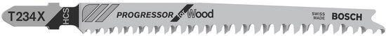 Bosch - Decoupeerzaagblad T 234 X Progressor for Wood - 100 stuks