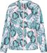 IZIA Jas Dames XL Lichtroze Veelkleurig Gebloemd Polyester/Elastaan Lange Mouw Korte Lengte