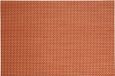 APS Placemat, fijne band, 45x33 cm, rood, 6 stuks