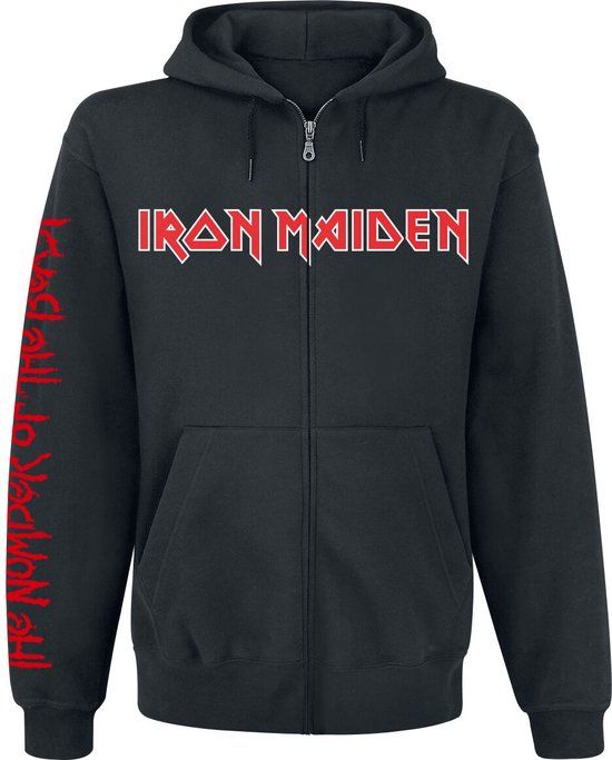 Iron Maiden NOTB Heren Vest met capuchon - zwart - XL