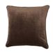 NOUS Living vierkante sierkussenhoes Bella 45x45 cm - donkerbruin