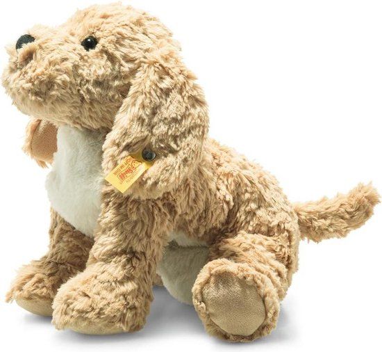 Steiff Knuffel Hond Soft Cuddly Friends Berno Goldendoodle - blond - 30 cm