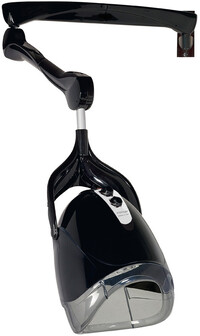 Comair Droogkap eivormig met wandarm zwart 1000W