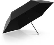 Knirps paraplu US.050 Ultra Light Slim Manual Heatshield Black / Black zwart