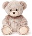 Ours en peluche teddy brun clair - Animal en peluche super doux 24 cm - Pelage chiné - Matériau de rembourrage recyclé