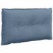 vidaXL Rugkussen Blauw 80 x 50 cm Corduroy stof