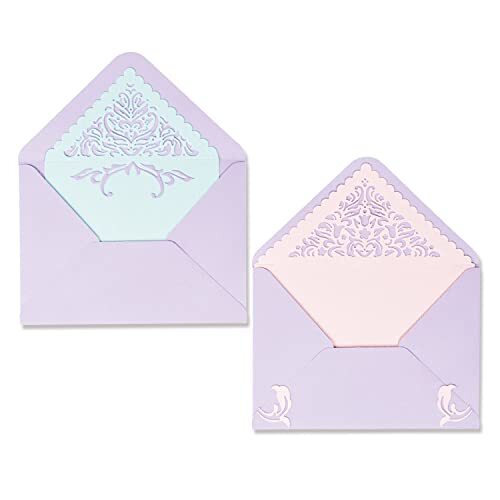 Sizzix Thinlits Die Set 9PK Lace Envelop Liners door Lisa Jones | 665890 |Hoofdstuk 2 2022