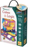 Lisciani Montessori Baby - Houten Cubes en Logic 2 in 1