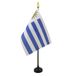 AZ FLAG Tafelvlag Uruguay 15x10 cm
