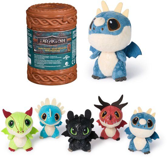 How Spin Master How To Train Your Dragon knuffel speelgoed draak 7.5 cm