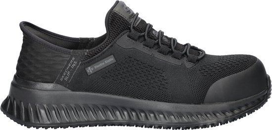 Skechers Work Hands Free Slip-In Tilido heren sneaker - Zwart - Maat 41