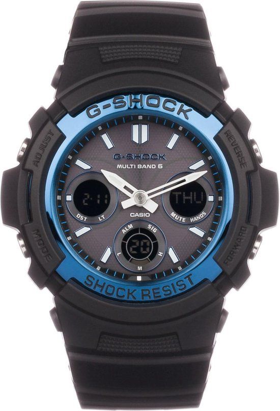 Casio G-Shock AWG-M100A-1AER Herenhorloge Zwart 46mm