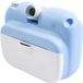 DrPhone PIX11 Jouets Appareil photo numérique d'impression pour enfants - Bleu/Blanc