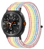 Wigento Samsung Smartwatch-band voor Galaxy Watch 9 / 8 / 8 Classic, nylon, kleurrijk