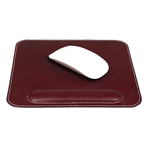 Londo Leder Mousepad met Polssteun (Purper) - 0600434894420