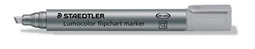 Staedtler Lumocolor Flipchart Marker - Grijs - 10 Stuks