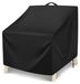 Icecat Housse de protection pour chaises de jardin, imperméable et résistant aux UV