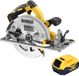 DeWalt DCS 572 N accucirkelzaag 18 V 184 mm borstelloos + 1x accu 5,0 Ah - zonder lader