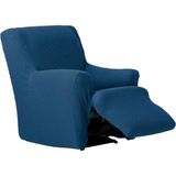 ECOMMERC3 Bi-elastische stoelbekleding met voeteneinden, eendelig, ademend en eenvoudig te installeren, stoelbekleding met samengestelde poten, blauw, volledige bescherming met schuimstofbevestiging