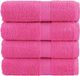 vidaXL Gastendoekjes SOLUND 4 stuks 600 g/m² 30x50 cm Roze