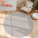 Paco Home Moderne woonkamer tapijt kortpolig wasbaar zacht uni effect bont antislip 200 cm Rund