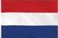 Generik Nederlandse vlag 150 x 225 cm Hollandse Gevelvlag met ringen