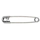 Prym 085273 veiligheidsspeld, 34 mm, zilverkleurig, 1000 stuks, staal
