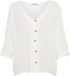 PIECES - PCSANNE 3/4 FOLD-UP TOP NOOS BC - Dames - Blouses