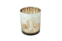 Countryfield Theelichthouder Pines S 7x7x8cm - goud