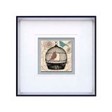 Premier Housewares Vintage afgeronde vogelkooi ontwerp ingelijste muur kunst