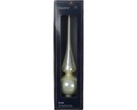 Decoris Piek glas d6h26 cm wit mint P